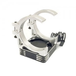 Aluminum Motor Heatsink Cooling Fan 30mm x 30mm For 1/10 RC TAMIYA Car - SILVER - HSM3030/SI