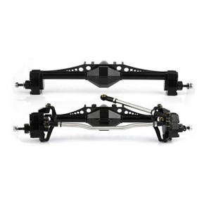 Aluminum Front / Rear Portal Axle Housing AXI232004 1/10 Axial Capra 1.9 UTB RC Carwler AXI03004 - F & R - BLACK - CAP03FR/BK