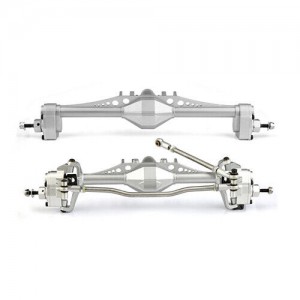 Aluminum Front / Rear Portal Axle Housing AXI232004 1/10 Axial Capra 1.9 UTB RC Carwler AXI03004 - F & R - SILVER - CAP03FR/SI