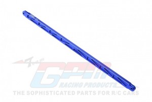 GPM MAF025N ALUMINUM 7075-T6 CHASSIS BRACE ARA320502 ARRMA 1/7 4WD LIMITLESS V2 / INFRACTION BASH TRUCK - BLUE - MAF025N-B