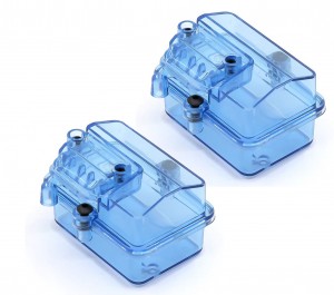 Transparent Waterproof ESC Receiver Box Protective Case 2Pcs For 1/10 RC TRAXXAS TRX-4 TRX-6 AXIAL SCX10 - WP-ESC