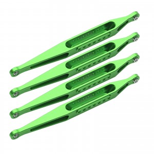 Aluminum Lower 4 Trailing Arms Links Set LOS244008 LOSI 1/8 LMT SOLID AXLE MONSTER LOS04022 - GREEN - LOS244008/GR