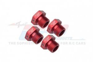 GPM MAKX010 ALUMINUM 7075-T6 WHEEL HEX - 24mm ARRMA 1/5 4WD KRATON / OUTCAST 8S BLX - RED - MAKX010-R