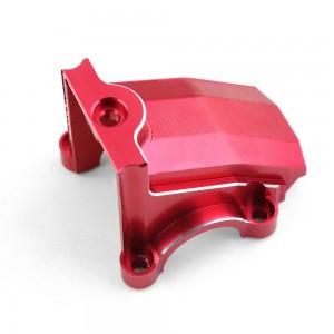 Aluminum Front / Rear Differential Housing Gearbox Cover 7780 Traxxas 1/5 X-Maxx / 1/6 XRT - RED - TRX-7780/RE
