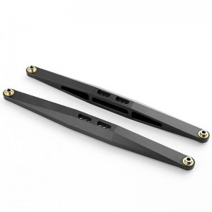 ALUMINUM REAR TRAILING ARM LOWER LINKS 8544 TRAXXAS 1/7 UNLIMITED DESERT RACER UDR - BLACK - TRX8544/BK