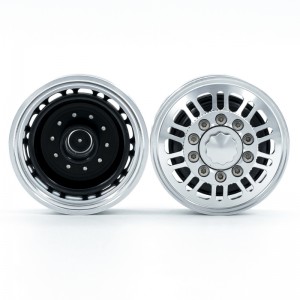 Aluminum Front Bearing Wheel Rim Set TAMIYA 1/14 RC Trailer Tractor Truck SCANIA MAN - TWH04F