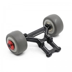 Aluminum Wheelie Bar For Arrma 1/8 Kraton Typhon Outcast Notorious Talion 6S BLX - BLACK - ARR005/BK