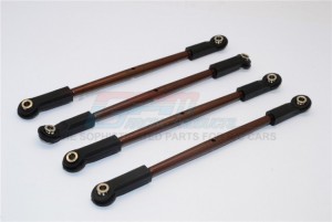 SPRING STEEL FRONT/REAR LOWER THREAD  ROD 1/10 AXIAL WRAITH - WR049SF/R-OC-BEBK