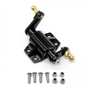 Steering Gear Bearing Assembly Steering Mount For 1/14 Tamiya RC Truck Tractor - TRA003/BK