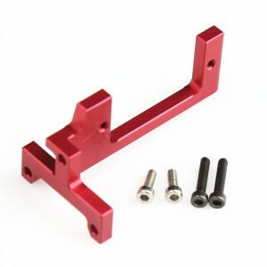 Aluminum Gearbox Steering Gear Bracket Servo Mount For 1/14 Tamiya RC Truck Trailer Scania MAN Actros - TRA007/RE