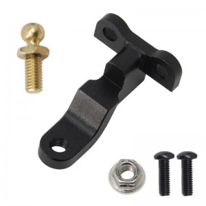 Aluminum Rear Bumper Tow Trailer Hook 1/18 TRAXXAS TRX4-M RC Crawler Car 97054-1 - TRX-9795R/BK
