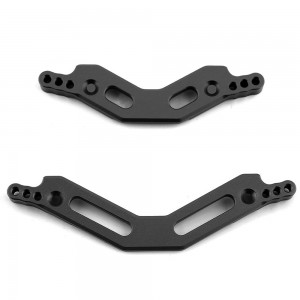 ALUMINUM FRONT & REAR DAMPER MOUNT ARRMA 1/10 4WD GRANITE BIG ROCK SENTON 4X4 3S BLX - BLACK - MAG02830/BK