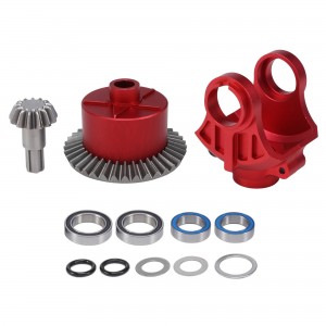 Aluminum Differential Yoke W/ Diff Case Set 37T 13T ARRMA 1/10 KRATON SENTON BIG ROCK GRANITE OUTCAST - RED - AR310872/RE