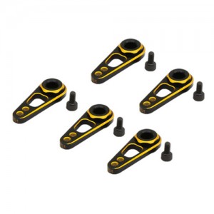 Aluminum Double Hole Servo Arm Horn - 25T For 1/10 RC Power HD FUTABA Power HD - AS-SH02/YE5