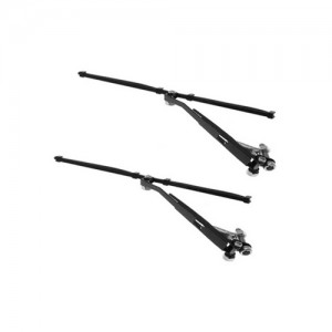 Crawler Accessories Metal Windshield Wiper 1 Pairs 1/10 RC TRAXXAS TRX-4 AXIAL SCX10 Crawler - BLACK - AS-SS02/BK