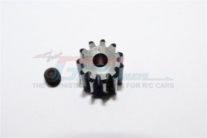 STEEL MOTOR PINION 11/12/13/14T 1/10 AXIAL WRAITH - WR9011TS-BK