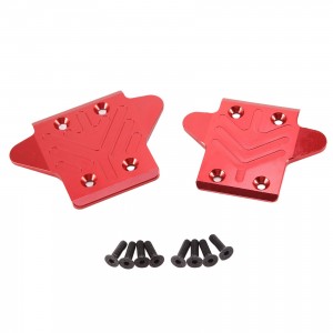 Aluminum Front And Rear Chassis Protective Skid Plate ARRMA 1/8 RC KRATON 6S BLX - RED - RS-MAK331FR/RE