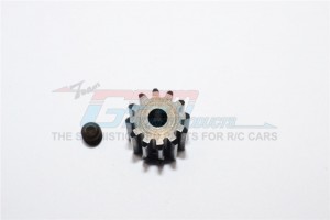 STEEL MOTOR PINION 11/12/13/14T 1/10 AXIAL WRAITH - WR9012TS-BK
