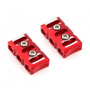 Aluminum 12AWG ESC Motor Cable Arrangement Tools 2pcs For 1/10 1/8 RC Car - RED - AS-MM01/RE
