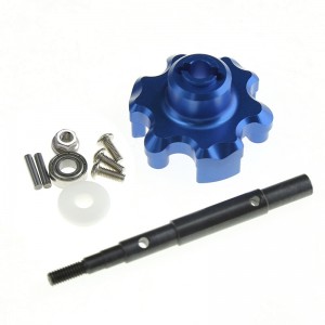 Aluminun Trasmission Cush Drive Housing With Drive Shaft 1/5 Traxxas X-Maxx 6S 8S Monster - RS-TXM8035S/BU