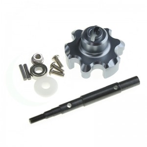 Aluminun Trasmission Cush Drive Housing With Drive Shaft 1/5 Traxxas X-Maxx 6S 8S Monster - RS-TXM8035S/GS