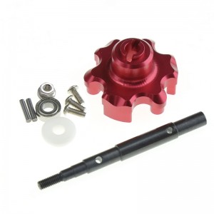 Aluminun Trasmission Cush Drive Housing With Drive Shaft 1/5 Traxxas X-Maxx 6S 8S Monster - RED - RS-TXM8035S/RE