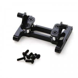 Aluminum Rear Chassis Mount For Tamiya 1/14 RC Tractor Trailer Truck Man Scania Actros - TRA-009/BK