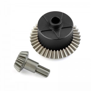 Steel Differential Gear 37T 13T With Aluminum Cover Case ARA310956 1/10 ARRMA BIG ROCK GRANITE KRATON OUTCAST SENTON VORTEKS - BLACK - ARA310956/BK