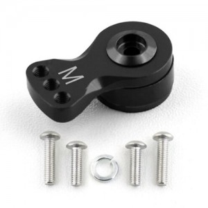 Aluminum Adjustable Servo Saver Arm Build In Spring 25T Medium 1/10 RC FUTABA SANWA TAMIYA - AS-SS025M/BK