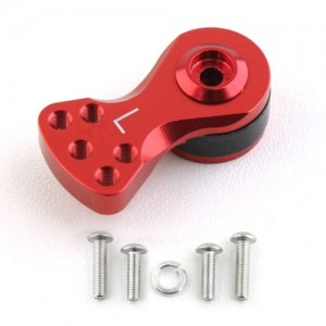 Aluminum Adjustable Servo Saver Arm Build In Spring 25T Large 1/10 RC FUTABA SANWA TAMIYA - AS-SS025L/RE