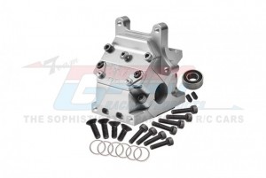 GPM MAK012N ALUMINUM 7075-T6 FRONT/REAR GEAR BOX AR310854 ARRMA KRATON TALION SENTON OUTCAST TALION 6S BLX - SILVER - MAK012N-S