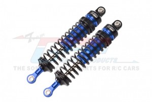 GPM HR102F ALUMINUM FRONT ADJUSTABLE SPRING DAMPERS 102mm LOSI 1/10 4WD HAMMER REY U4 ROCK RACER LOS03030 - HR102F-B-BK