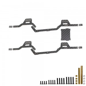 Carbon Fiber Main Chassis LCG Verson Frame Girder For 1/18 RC TRAXXAS TRX-4M  Defender Crawler 97054-1 - TRX4M-LCG01