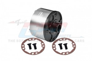 GPM ALUMINUM MAKX011N ALUMINIUM 7075-T6 FRONT / REAR DIFF CASE ARA310915 ARRMA 1/5 4WD KRATON OUTCAST 8S BLX - SILVER - MAKX011N-S