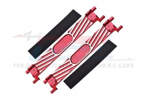 GPM XRT0126A ALUMINUM BATTERY HOLD-DOWN 7819 TRAXXAS 1/6 4WD XRT 8S 78086-4 - RED - XRT0126A-R