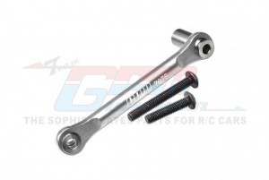 GPM LU4024N ALUMINUM 7075-T6 SERVO TIE ROD LOS231057 LOSI 1/10 LASERNUT TENACITY ULTRA 4 TENACITY DB - SILVER - LU4024N-S