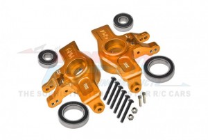 GPM TXMS143FRSN F / R CVD DRIVE SHAFT W/ HEX ADAPTER WHEEL LOCK FOR 1/10 TRAXXAS 1/10 MAXX 89076-4 / MAXX W/WIDE 89086-4 MONSTER - ORANGE - UDR021N-OR