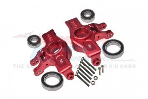 GPM TXMS143FRSN F / R CVD DRIVE SHAFT W/ HEX ADAPTER WHEEL LOCK FOR 1/10 TRAXXAS 1/10 MAXX 89076-4 / MAXX W/WIDE 89086-4 MONSTER - RED - UDR021N-R