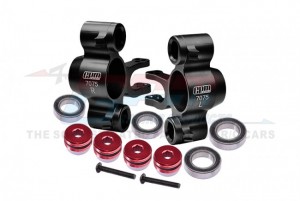 GPM ER021A ALU 7075-T6 FRONT / REAR KNUCKLE ARMS 5334R TRAXXAS E-REVO E-MAXX - ER021A-BK