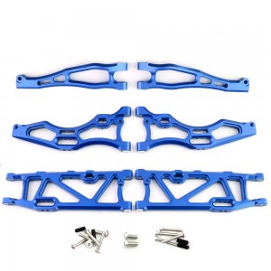 Aluminum Full F & R Upper Lower Arm ARA330655 ARRMA TALION KRATON OUTCAST 6S BLX - BLUE - ARA3306545556/BU