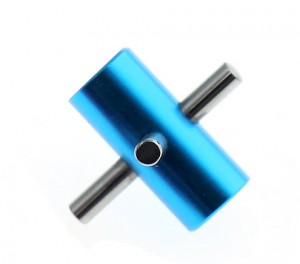 Aluminum Fixed Diff Lock Spool Shaft For 1/10 Tamiya TT-02 TT02D 1/10 RC Touring Car - BLUE - TT02-11/LB