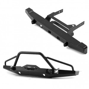 Metal Front And Rear Bumper For 1/10 RC Traxxas TRX-4 Axial SCX10 Crawler - TRX4-03FR