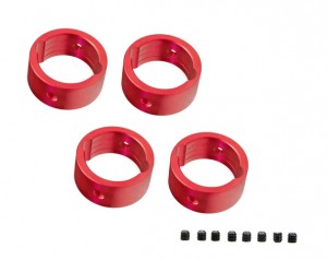 Aluminum Drive Cup 17mm Sleeves Ring 1/5 TRAXXAS X-MAXX 6S 8S 1/6 XRT 8S - RED - XRT039S/RE