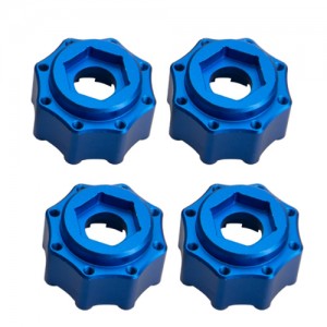 Aluminum Hex Adapater Type - B For PRO-LINE 8X32 To 17mm 1/2 OFFSET PRO-LINE 8x32 3.8 Wheel  6353-00 / 6345-00 - BLUE - PRO635600B/BU
