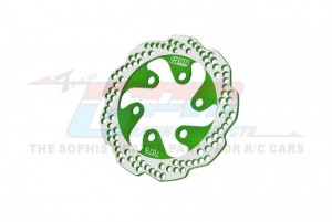 GPM MX010/DISK ALUMINUM 7075-T6 REAR BRAKE DISK LOSI 1/4 PROMOTO-MX MOTORCYCLE LOS06000 LOS06002 - GREEN - MX010/DISK-G