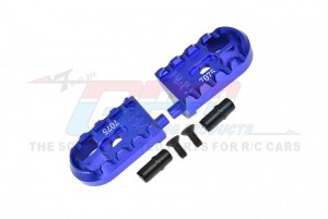 GPM MX014 ALUMINUM 7075 MOTORCYCLE FOOT PEGS SET LOS261006 LOSI 1/4 PROMOTO-MX MOTORCYCLE RTR LOS06000 LOS06002 - BLUE - MX014-B