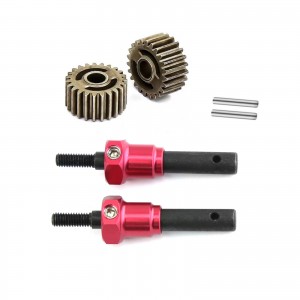 Extrended One Piece Steel Portal Stub Axle Output Gear W/ 12mm Hex 8258 8255A For TRAXXAS 1/10 RC TRX-4 TRX-6 Cralwer - TRX-5258/2