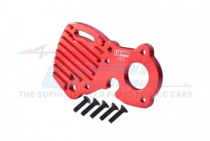 GPM ER2018N ALUMINUM 7075-T6 MOTOR PLATE 8690 TRAXXAS 1/10 E-REVO VXL MONSTER 86086-4 - RED - ER2018N-R