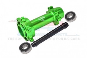 GPM MX007 ALUMINUM 7075 REAR WHEEL HUB HEX LARGER INNER BEARINGS LOS262012 LOSI 1/4 PROMOTO-MX MOTORCYCLE - GREEN - MX007-G