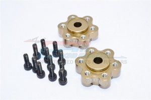 ALUMINIUM 2.2 WHEEL HUB ADAPTERS (9MM  THICKNESS) AXIAL YETI ROCK RACER - YT009C-TIT